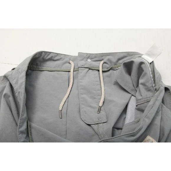 Faherty Shorts Mens 35 Gray All Day Hybrid Drawstring Zip Pocket Stretch Tech - Picture 6 of 11